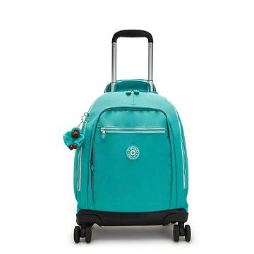 Kipling New Zea 15" Laptop Rolling Rugzak Turquoise | NL 1395UZ